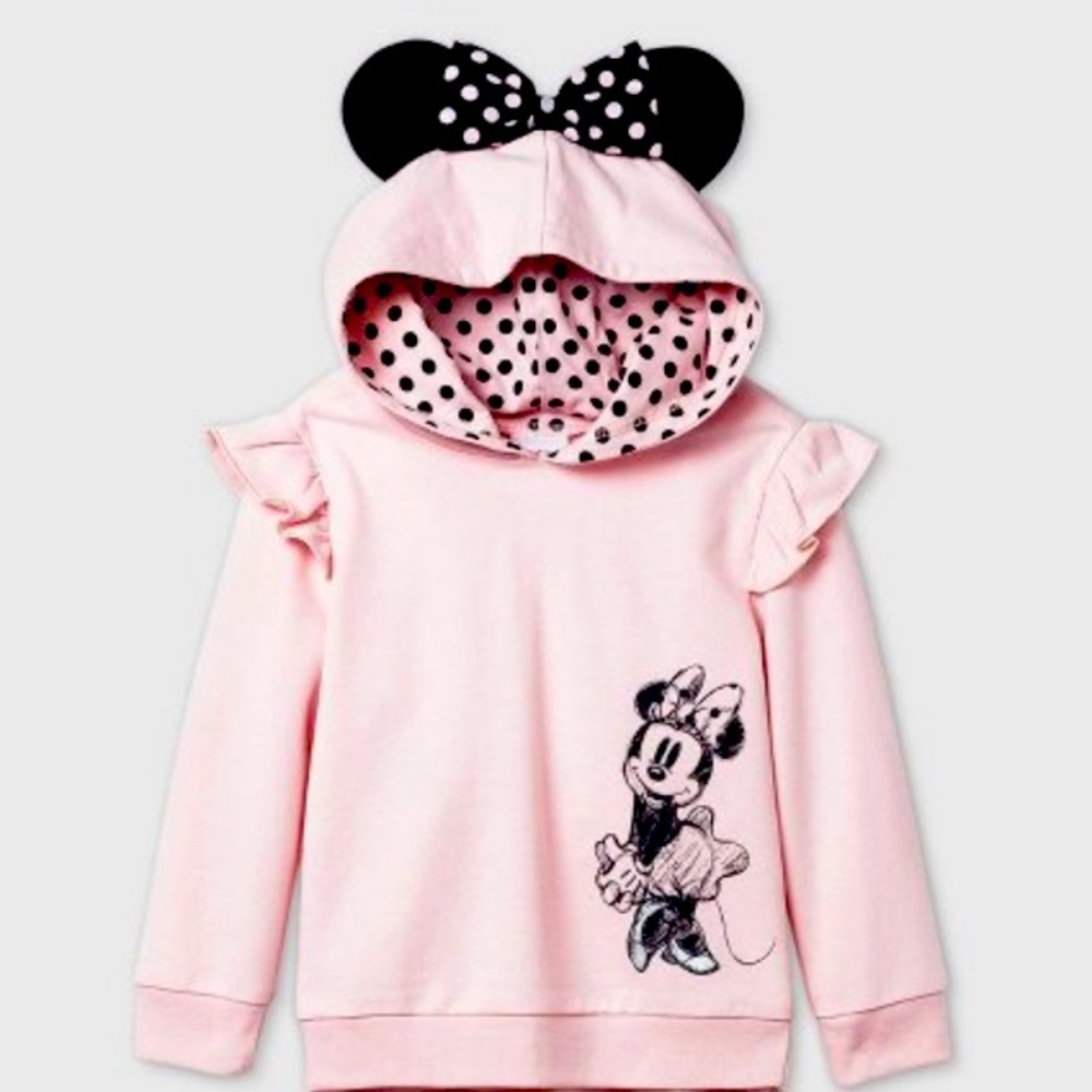 Minnie Mouse Long sleeve sweater top 3T - Pink